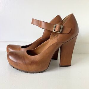 Korkease Priscilla Women's Leather Mary Jane Pump Size 10